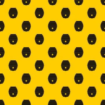Beehive pattern vector Illustrazione stock