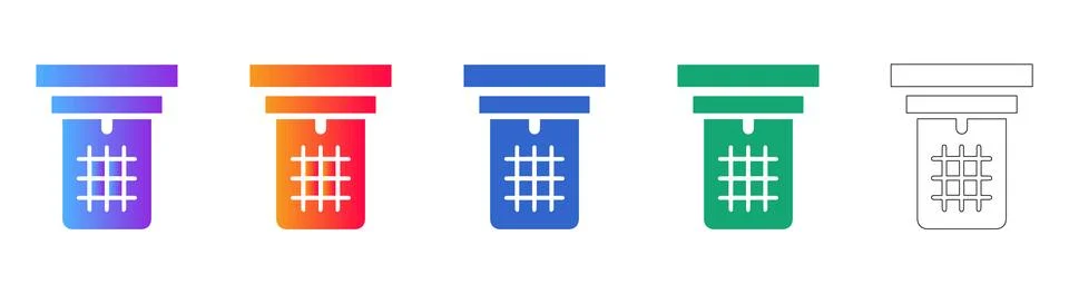 Beehive Queen Excluder Icons for Efficient Apiculture Management Stock Illustration