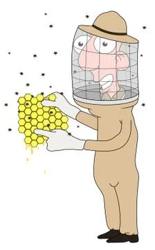 Beekeeper Stock Illustration