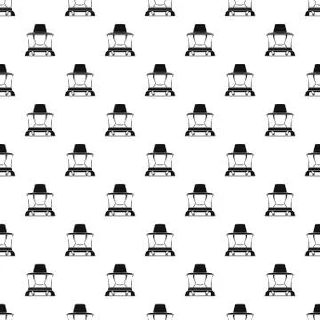 Beekeeper pattern vector 스톡 일러스트