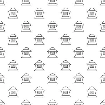 Beekeeper pattern vector seamless Stock Illustration
