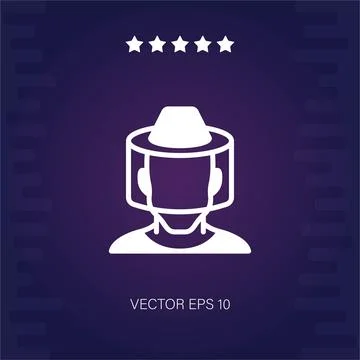 Beekeeper vector icon Stock Illustration