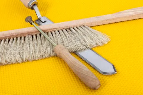Beekeeping equipment Stock Photos