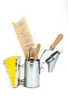 Beekeeping equipment Stock Photos