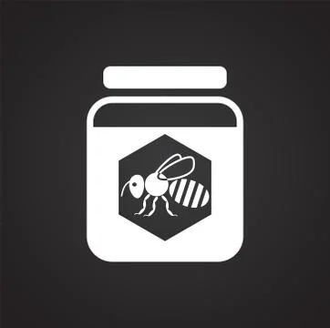 Beekeeping related icon on background for graphic and web design. Simple Stock Illustration