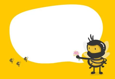 Beemask character design Stock Illustration
