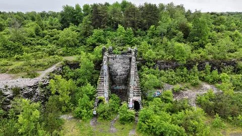 Been Left - Split Rock Quarry - Syracuse, NY Fotos Stock
