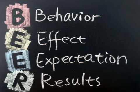 Beer acronym Stock Photos