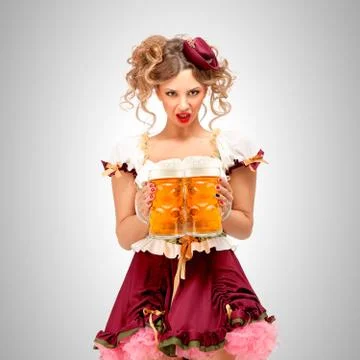 Beer and toast. Stock Photos