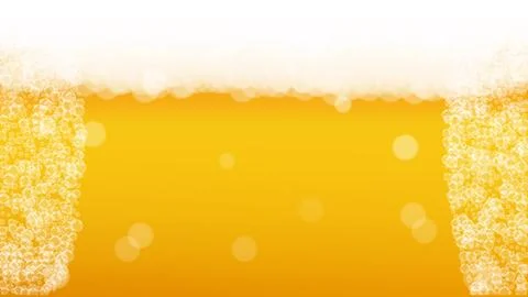 Beer background. Craft lager splash. Oktoberfest foam. Stock Illustration