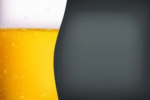 Beer background with darkness Stock Illustration