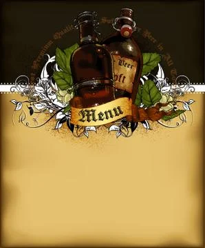 Beer background Stock Illustration