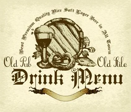 Beer background Stock Illustration