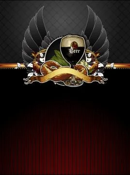 Beer background Stock Illustration