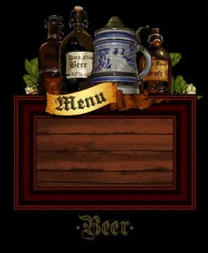 Beer background Stock-Illustration