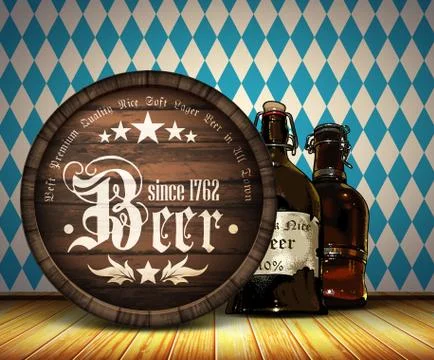 Beer background Stock Illustration