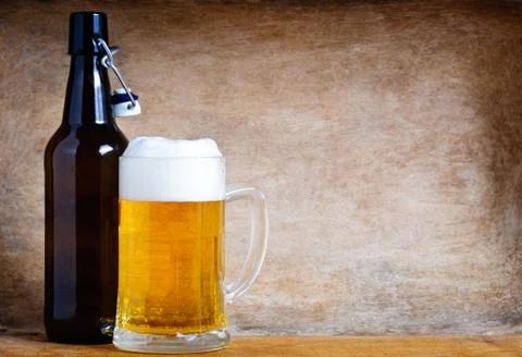 Beer background Stock Photos