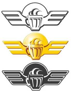 Beer badge Illustrazione stock