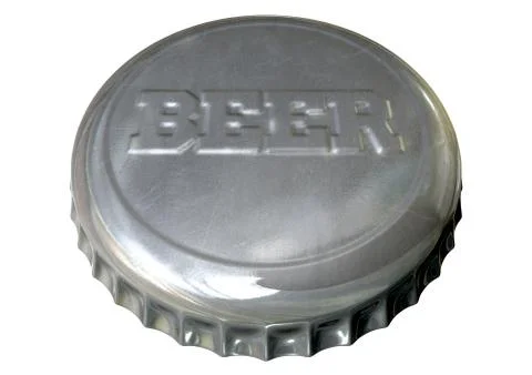 Beer bottle cap Stock Illustration