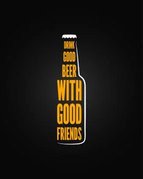 Beer bottle design background Stock Illustration