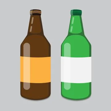 Beer bottle design . Stock Illustration