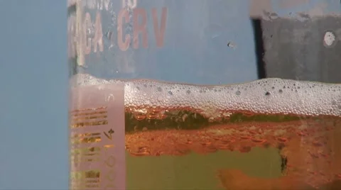 Beer in the bottle Stock Footage 7136541