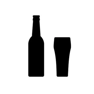 Beer bottle Icon Stock Illustration