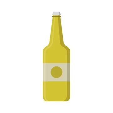 Beer bottle illustrated in vector Stock Illustration