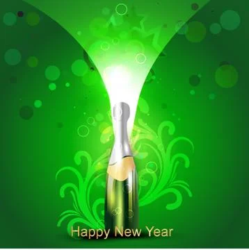 Beer bottle Stock Illustration