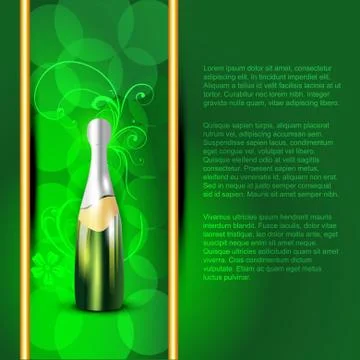Beer bottle Stock Illustration