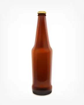 Beer in a bottle Stock Illustration