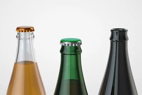 Beer Bottle isolated Stock Illustration