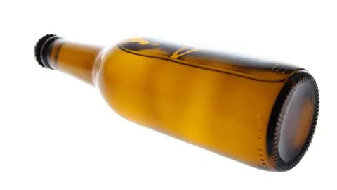 Beer bottle isolated on white background. clipping path Stock Photos