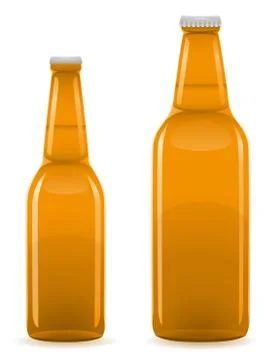 Beer bottle vector illustration Stock Illustration