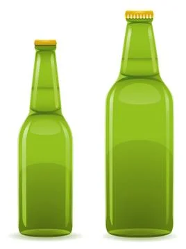 Beer bottle vector illustration Stock Illustration