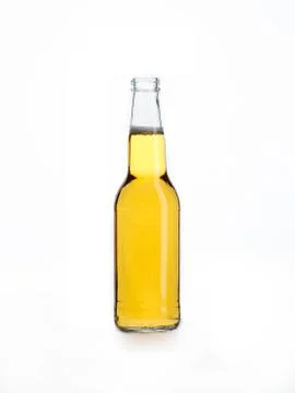 Beer bottle without cap Stock Photos