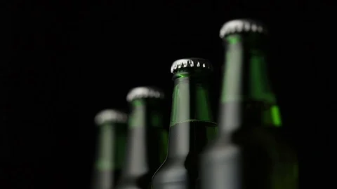 Beer bottles Stock Footage 125033046
