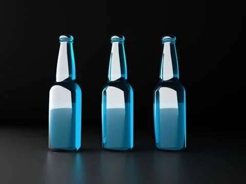 Beer bottles Stock Illustration