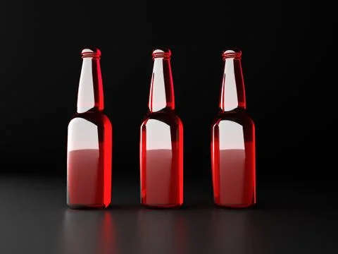 Beer bottles Stock Illustration