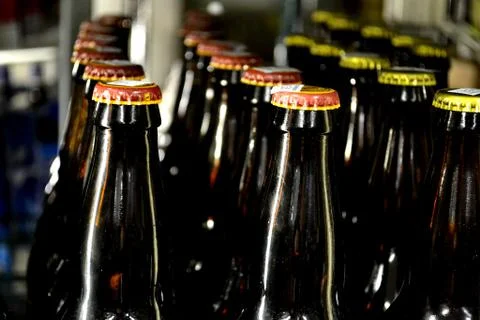 Beer Bottles Foto stock