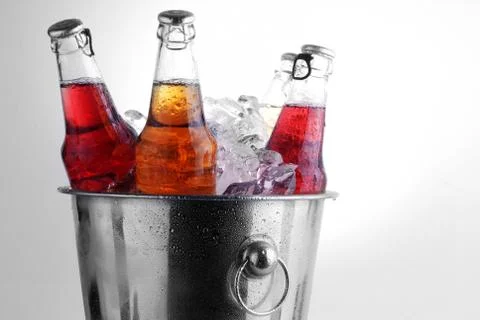 Beer bottles Stock Photos