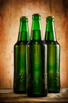 Beer bottles Foto stock