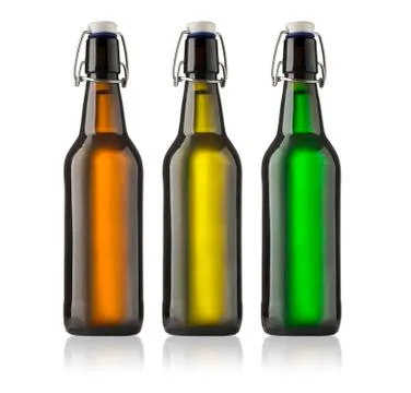 Beer bottles Stock Photos