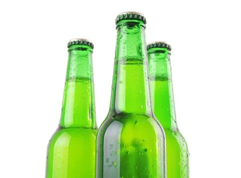 Beer bottles Stock Photos
