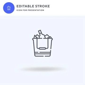 Beer Box icon vector, filled flat sign, solid pictogram isolated on white, lo 스톡 일러스트