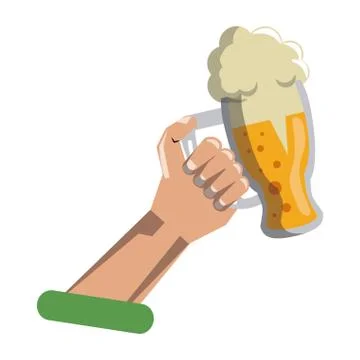 Beer brewery elements 스톡 일러스트