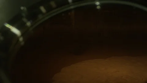 Beer Brewing Inside Brewing Vessel 4 Stock Footage 116589019