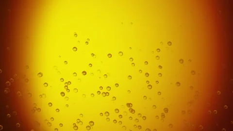 Beer with bubbles and foam background, beer bubble close up, 4K, Loop Stock Footage 276325120