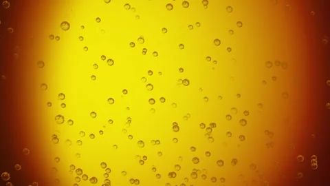 Beer with bubbles and foam background, beer bubble close up, 4K, Loop Stock Footage 276325121