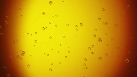 Beer with bubbles and foam background, beer bubble close up, 4K, Loop Stock Footage 276325149